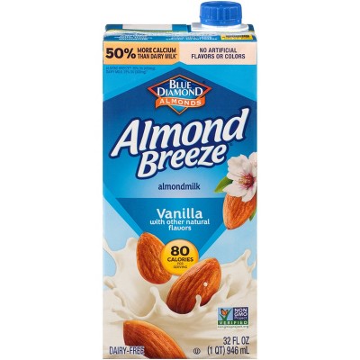 Blue Diamond Almond Breeze Vanilla Almond Milk - 32 fl oz