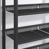 Industrial shoe rack, adjustable country style 5-layer shoe rack storage rack, with 4 mesh shelves - image 2 of 4