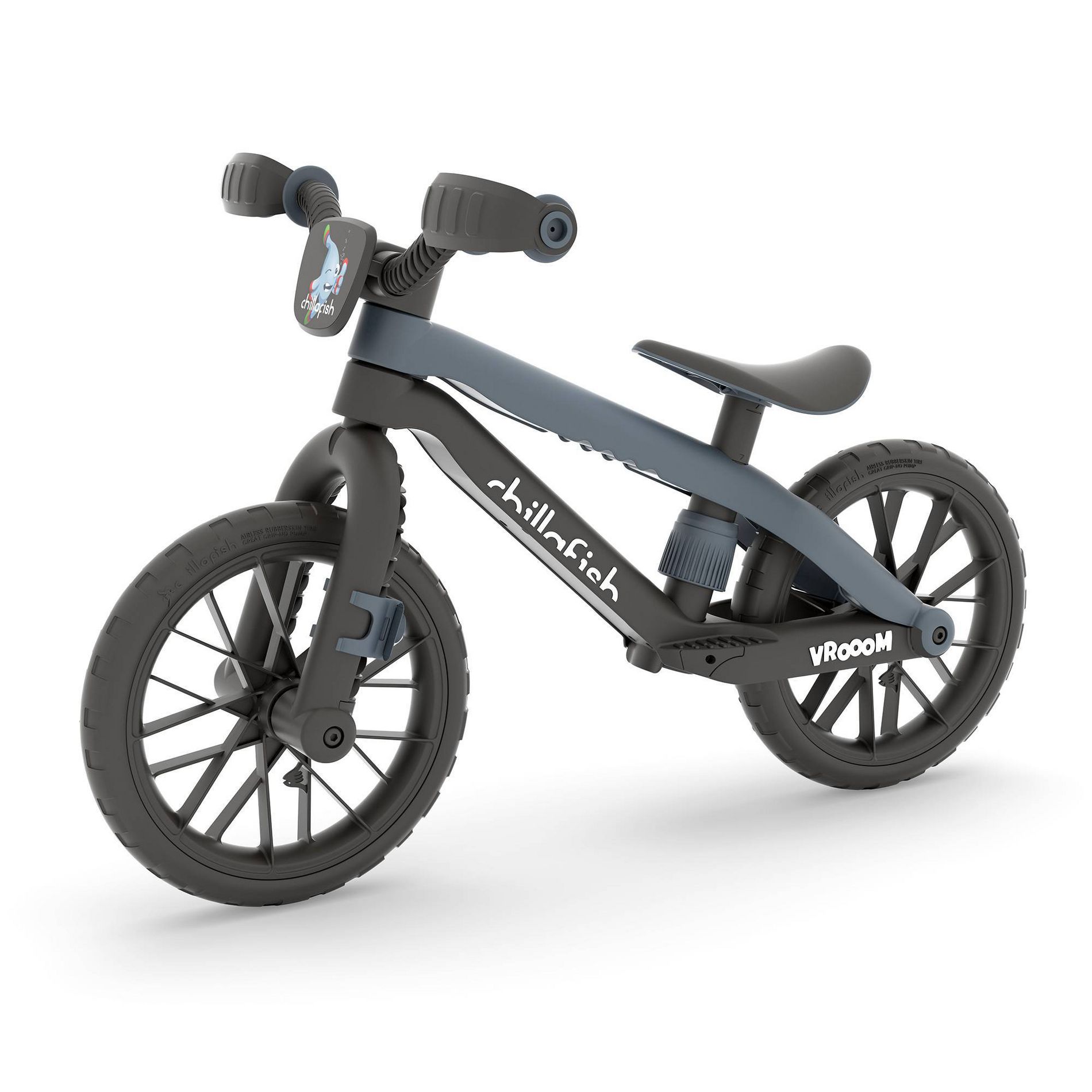 Chillafish BMXie Vroom 12" Balance BIke - Charcoal