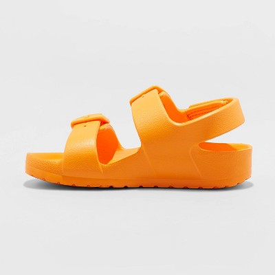 boys orange sandals