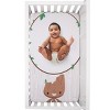 NoJo Marvel Guardians of the Galaxy White, Tan, Blue, and Green, I Am Groot Photo Op Nursery Fitted Crib Sheet - 4 of 4