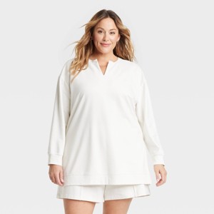 Women's Pullover Sweatshirt - Ava & Viv™ - 1 of 3