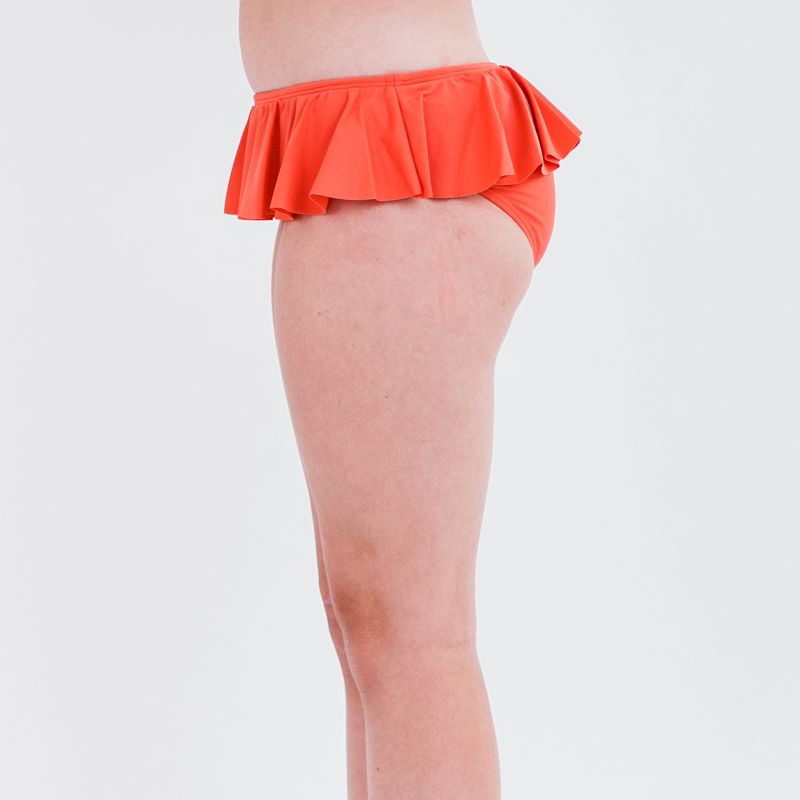 Calypsa Girl's Ruffled Full Coverage Bikini Bottom, 2 of 4