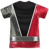 Men's Power Rangers Dino Fury Red Ranger Short Sleeve Costume T-Shirt - 3 of 4