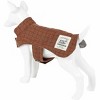 Touchdog (R) 2-In-1 Windowpane Plaid Dog Jacket and Matching Reversible Dog Mat - 4 of 4