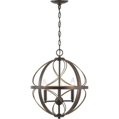 Brandywine Antique Bronze 3-Light Farmhouse Pendant