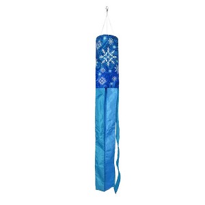 Briarwood Lane Winter Wind Spinner 40x6 Let It Snow Snowflakes For Winter Wind Spinner - 1 of 2