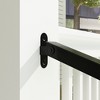 FUFU&GAGA Black Metal Outdoor Handrail - Adjustable, Wall/Floor Mount for Steps & Porches - 3 of 4