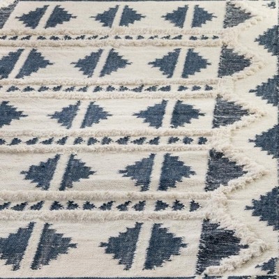 navy blue and white