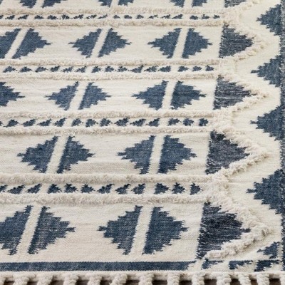navy blue and white