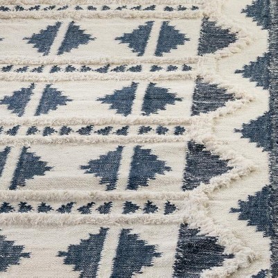 navy blue and white