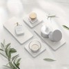 Attop 4pcs Stone Drying Tray for Bathroom Sink, Diatomaceous Earth Sink Tray, Absorbent Stone Tray Natural Stone Look, Minimalist Tray - 4 of 4
