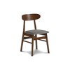 New Classic Furniture, Furniture Morocco Dining Chair with Cushion- Set of 2- Dark Gray - 2 of 3
