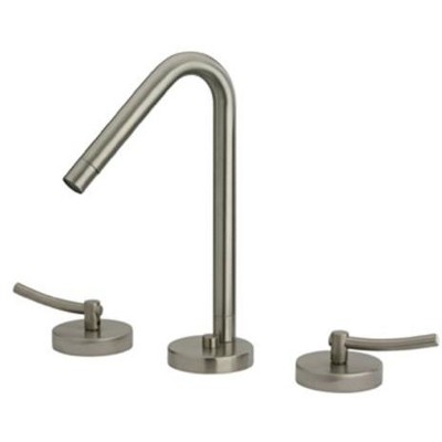 ALFI Metrohaus Lavatory Widespread Faucet with 45-Degree Swivel Spout, Pop-up Waste and Lever Handles