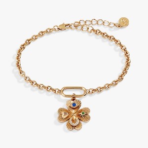 Alex and Ani Lucky Four Leaf Clover Adjustable Bracelet - 1 of 4