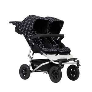 Mountain Buggy Duet V3 Double Stroller in Grid - 1 of 4