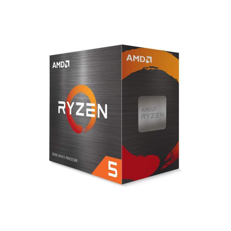 AMD Ryzen 5 5600 6-core 12-thread Desktop Processor with Wraith Stealth Cooler - 6 cores & 12 threads - 3.5 GHz- 4.4 GHz CPU Speed - 35MB Total Cache, 2 of 5
