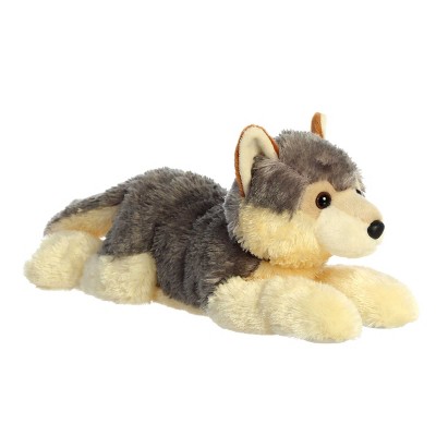 Aurora Large Wily Wolf Grand Flopsie Adorable Stuffed Animal Gray 16.5 ...