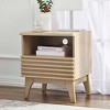 Modway Render Mid-Century Modern, One-Drawer Nightstand, Oak - 2 of 4
