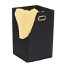 Household Essentials Laundry Hamper Black - image 4 of 4