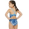 Sporti x Alex & Gretchen Walsh Indigo Patchwork Thin Strap One Piece Swimsuit Youth (22-28) - 3 of 4