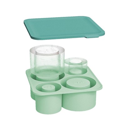 For Stanley Cup 4 In 1 Ice Lattice Mold Silicone Ice Maker Box(Green)