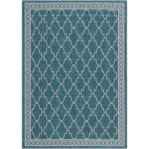 Courtyard CY8871 UV & Stain Resistant Non-Shedding Power Loomed Indoor/Outdoor Rugs - Safavieh - 1 of 4