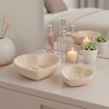 Sagebrook Home Set of 2 Carved Wood Bowls Wooden Nesting Heart Bowls for Table Decor and Display - 3 of 4