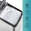 EUHOMY 33 Lbs. Countertop Nugget Ice Maker, Stainless Steel, Silver - 2 of 4