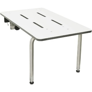 Seachrome Hermosa 32" x 13.5" Back Wall-Mount Folding Tub Seat For Adults - 1 of 1