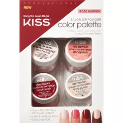 KISS Salon Dip Color Palette - Rose Garden - 4ct