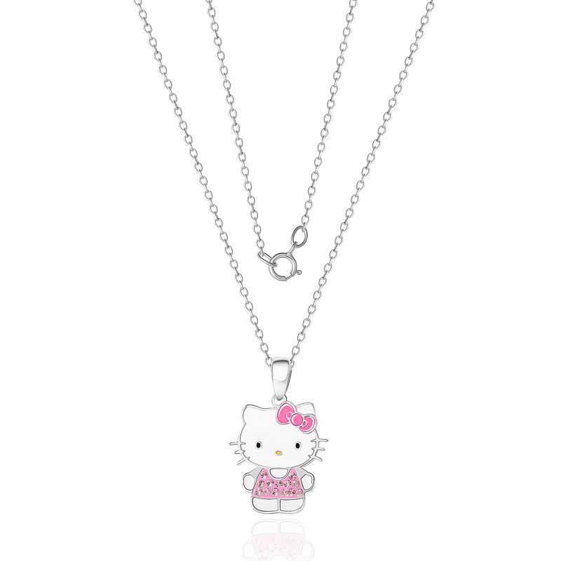 Sanrio Hello Kitty Enamel Pendant - 18'' Chain, Authentic Officially Licensed, 3 of 5