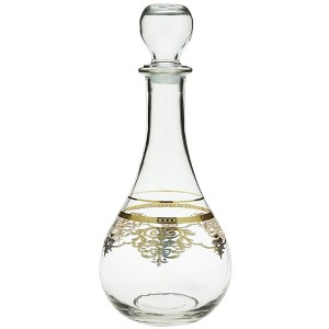 Classic Touch Decanter with Rich Gold Design - 1 of 3
