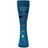 Memoi Men's Grill Master Rayon From Bamboo Crew Socks Blue Sapphire 10-13 - 2 of 3