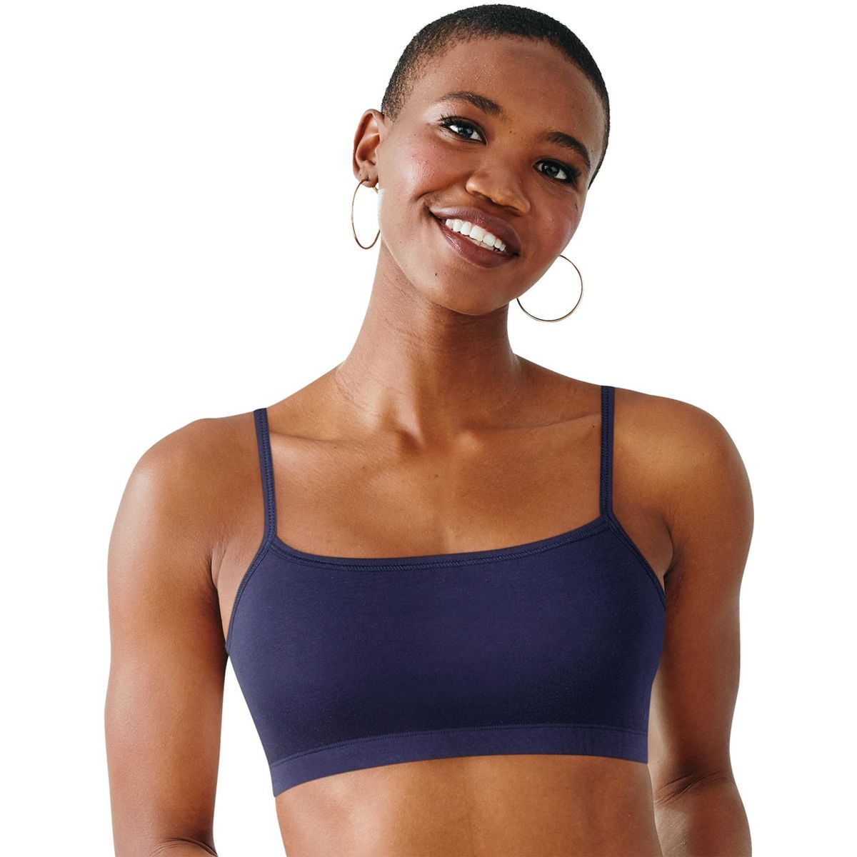 Hanes Women's String Crop Bralette, 3-Pack - thumbnail 2
