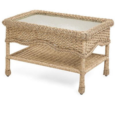 target wicker coffee table