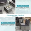 CAVINAS Patio Sectional Set, Rattan Patio Furniture Set with Center Table, Modern Outdoor Couch Set for Garden, Balcony - 4 of 4