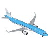 Airbus A321neo Commercial Aircraft "KLM Royal Dutch Airlines" Blue and White "Gemini 200" 1/200 Diecast Model by GeminiJets - 2 of 4