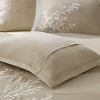 Gracie Mills Douglass 5-Piece Cotton Coastal Coral Jacquard Duvet Set - 4 of 4