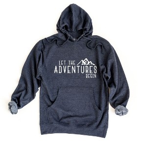 Simply Sage Market Women's Graphic Hoodie Let The Adventures Begin - 1 of 3