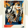 Pink Floyd 1990 Knebworth Tour Poster Crew Neck Short Sleeve Antique Men's White T-shirt - 3 of 4