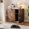 CuisinSmart Cat Litter Robot Enclosure Cabinet, Cat Litter Box Furniture Hidden with Charging Station+Scratching Pad, for Living Room Apartment - 2 of 4
