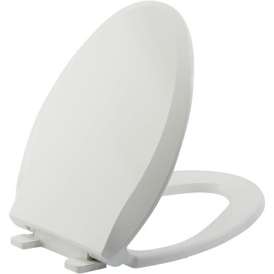 Toilet Seat,Sturdy Elongated Toilet Seat-Effortless Installation and Cleaning,Secure Fit for Most Toilets