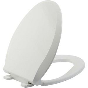 Toilet Seat,Sturdy Elongated Toilet Seat-Effortless Installation and Cleaning,Secure Fit for Most Toilets - 1 of 4