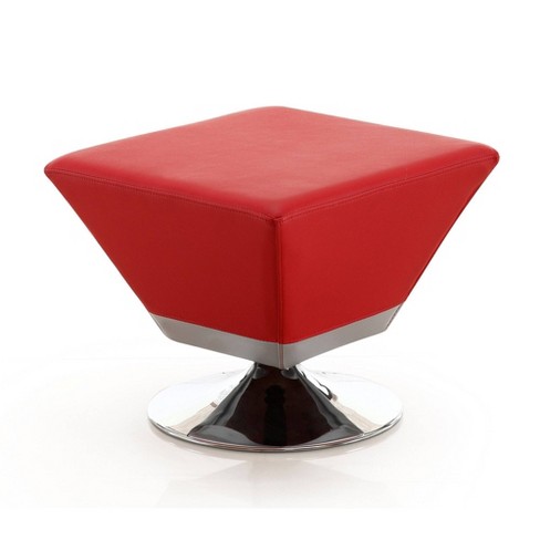 Red ottoman hot sale target