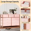 10-Drawer Dresser TV Stand, Small TV Cabinet with Metal Frame, Chest of Drawers for Bedroom Living Room Office - 3 of 4