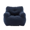 Fluffy Bean Bag Chair, Memory Foam Lazy Sofa, Wear-Resistant Accent Chair for Living Room, Balcony, Office - 2 of 4