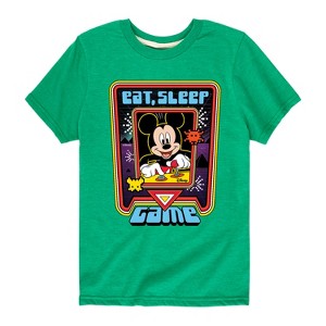 Boys' - Disney - Eat, Sleep, Game Short Sleeve Graphic T-Shirt - 1 of 4