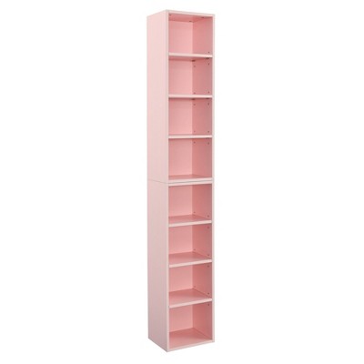 NicBex 8-Tier Corner Bookshelf,70.9 Inch Tall Corner Storage File Cabinet with Adjustable Shelves for Wall Corner,Home Office,Living Room,Bedroom