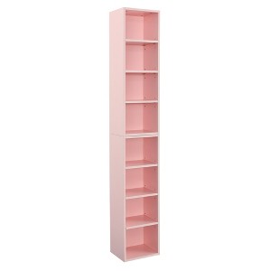 NicBex 8-Tier Corner Bookshelf,70.9 Inch Tall Corner Storage File Cabinet with Adjustable Shelves for Wall Corner,Home Office,Living Room,Bedroom - 1 of 4